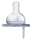 Tétines en silicone naturel pour biberon évolutif Pura - par 2 - différentes vitesses - à partir de la naissance-Débit lent (0m+)-Biberon-Pura-Nature For Kids-1