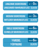 Tétines en silicone naturel pour biberon évolutif Pura - par 2 - différentes vitesses - à partir de la naissance-Débit lent (0m+)-Biberon-Pura-Nature For Kids-3
