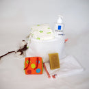 Trousse de toilette en Coton Bio - divers coloris-Blanc-Rangements pour bébé-Papate-Nature For Kids-1