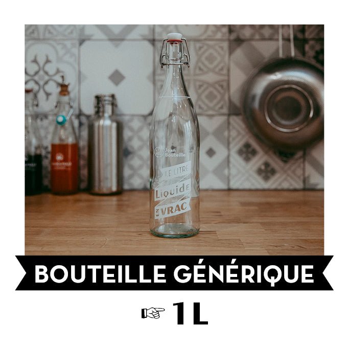 Vinaigre d'alcool 14° - écodétergent - vrac-bouteille* 1L-Vrac-Jean Bouteille-Nature For Kids-2